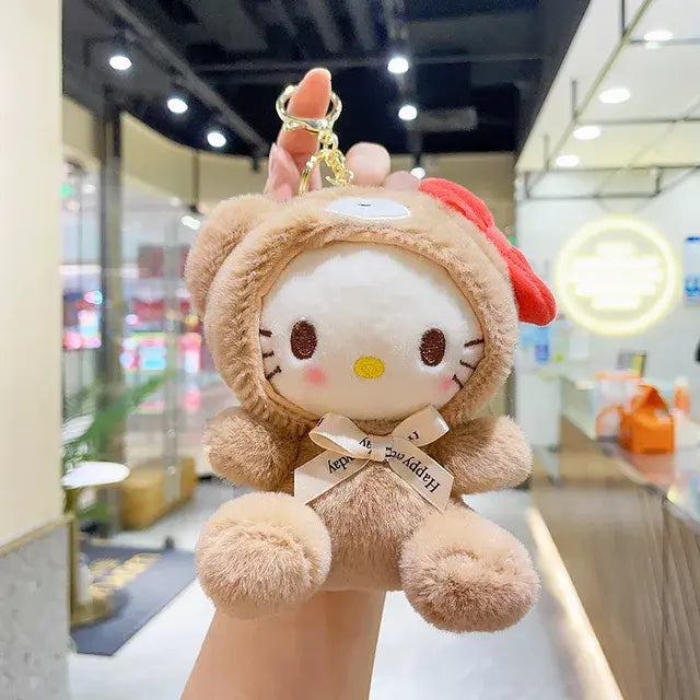 Adorable Sanrio Plush Doll Keychains