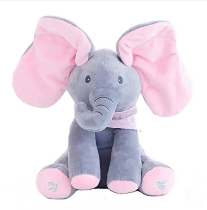 Peek a Boo Elephant Teddy Bear Plush Toy 30cm