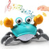 Musical Baby Crawler Crab