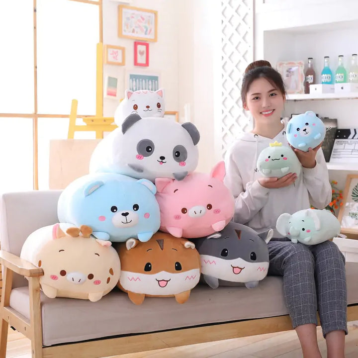 Plush Animal Pillow Cushion: Cozy Comfort for All Ages