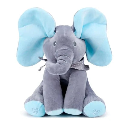 Peek a Boo Elephant Teddy Bear Plush Toy 30cm