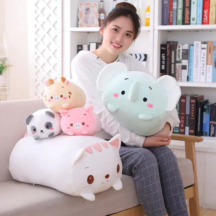 Plush Animal Pillow Cushion: Cozy Comfort for All Ages