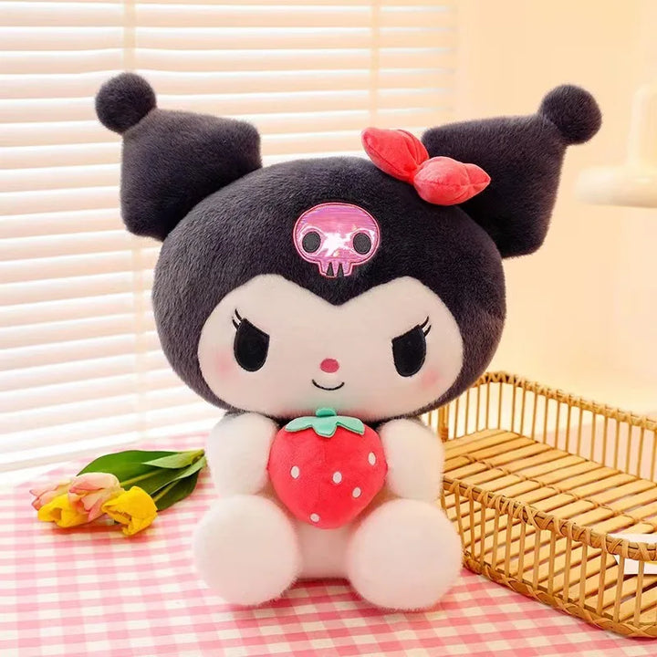 Strawberry Kuromi Pillow Plushie Toy