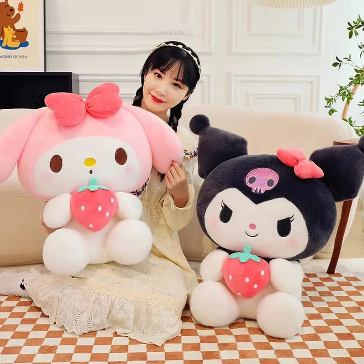 Strawberry Kuromi Pillow Plushie