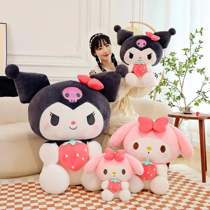 Strawberry Kuromi Pillow Plushie