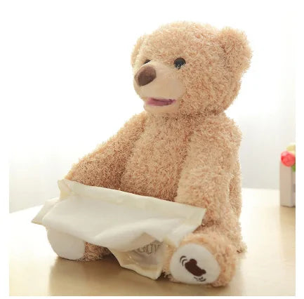 Peek a Boo Elephant Teddy Bear Plush Toy 30cm