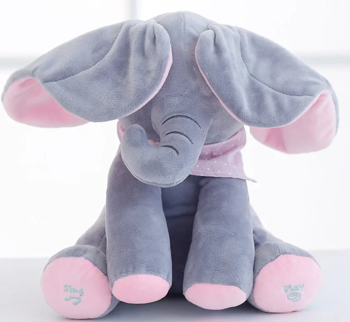 Peek a Boo Elephant Teddy Bear Plush Toy 30cm