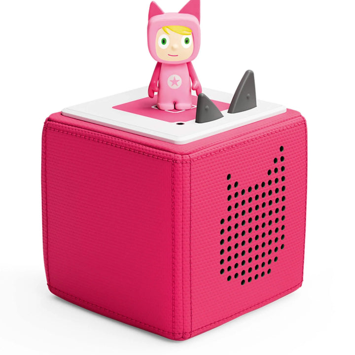 Tonies Toniebox Starter Set Audio Speaker for Kids – Pink